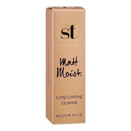 ST London Matte Moist Long Lasting Lipstick, Burgundy Hue, 4.5g - Image 2
