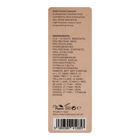 ST London Matte Moist Long Lasting Lipstick, Burgundy Hue, 4.5g - Image 3