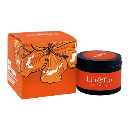 Litt & Co The Saffron Mini Fragranced Candle, Burn Time 16 Hours - Image 2