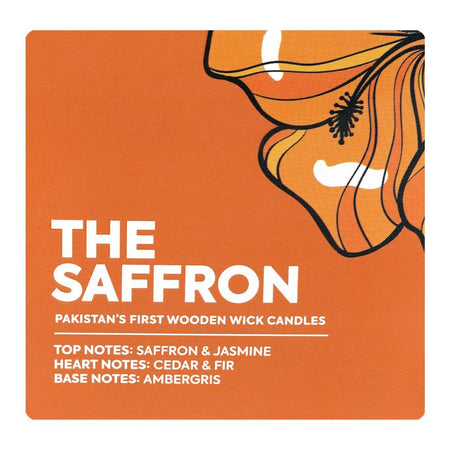Litt & Co The Saffron Mini Fragranced Candle, Burn Time 16 Hours - Image 3