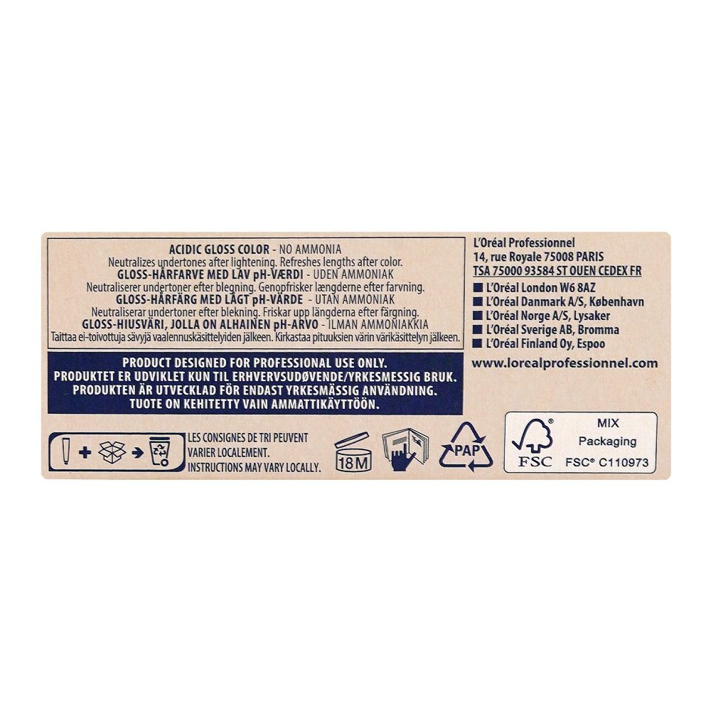 L'Oreal Professionnel Dia Light Hair Colouring Acidic Gloss Color, No Ammonia, 9.13 Very Light Beige Blonde, 50ml - Image 5