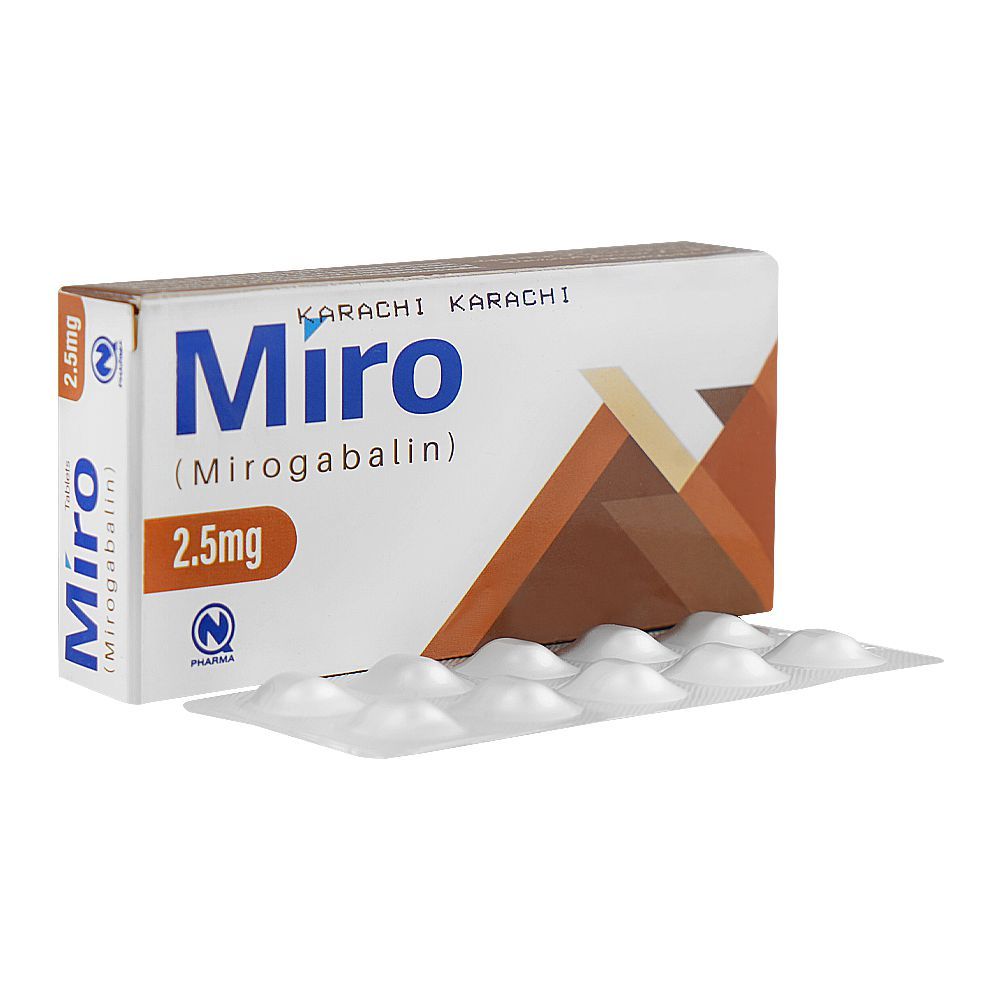 N Pharma Miro Tablet, 2.5mg, Box - Main Image