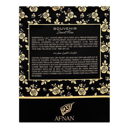 Afnan Souvenir Desert Rose Eau De Parfum, For Men & Women, 100ml - Image 2