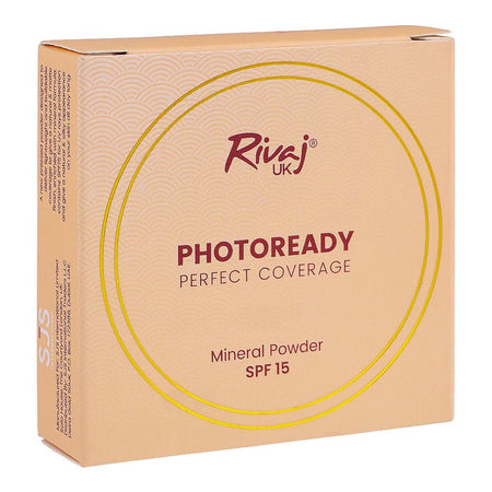 Rivaj UK Photoready Perfect Coverage Mineral Powder SPF 15, 01, 10g - Image 3