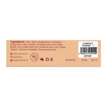 Rivaj UK Photoready Perfect Coverage Mineral Powder SPF 15, 01, 10g - Image 4