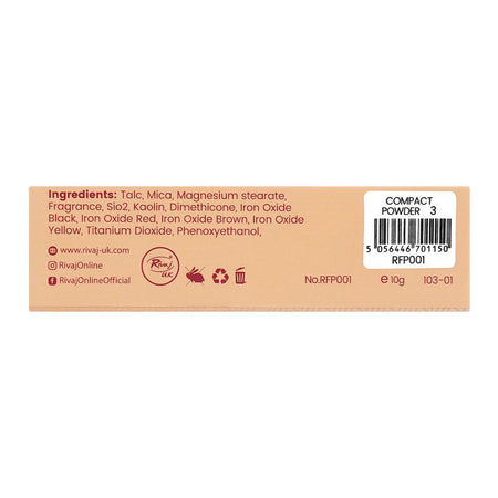 Rivaj UK Photoready Perfect Coverage Mineral Powder SPF 15, 03, 10g - Image 4