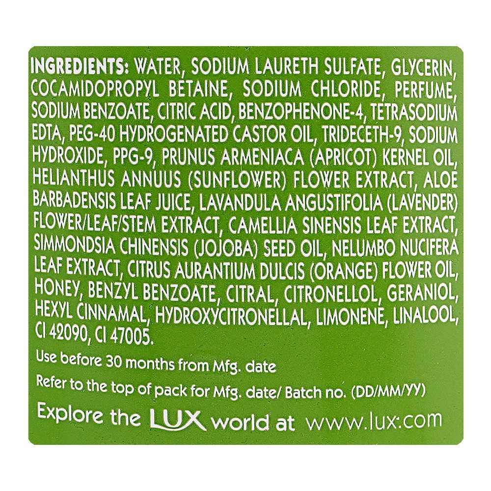Lux Fresh Aloe Vera & Freesia Scent Body Wash, 520ml - Image 3