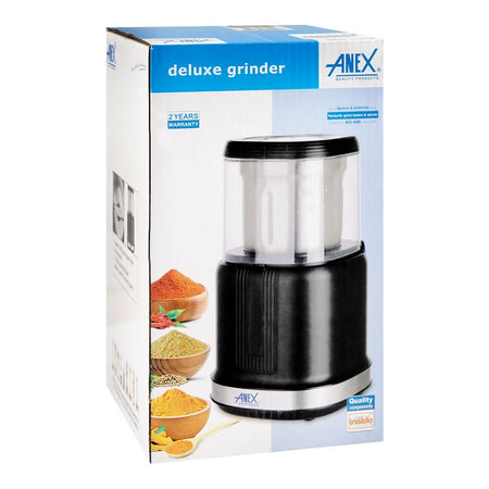Anex Deluxe Grinder, Black, 380W, 220-240V, AG-646 - Image 2