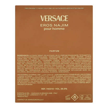 Versace Eros Najim Pour Homme Parfum, For Men,100ml - Image 3