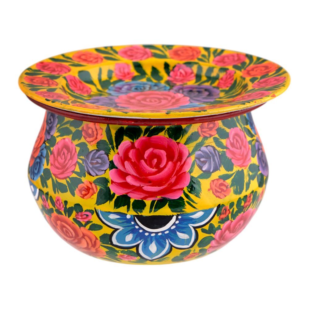 Star Shine Truck Art Hand Painted Handi, Yellow - Main Image