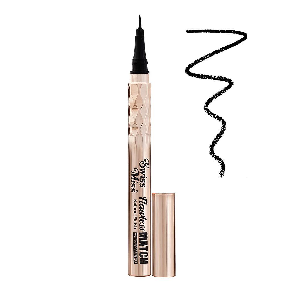 Swiss Miss Flawless Match Natural Finish Waterproof Eyeliner Pencil - Main Image