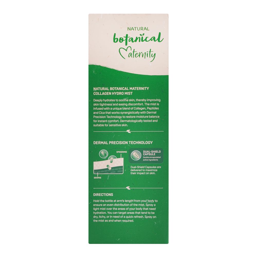 Pigeon Natural Botanical Maternity Collagen Hydro Mist, For Sensitive Skin, 100ml, I79896 - Image 2