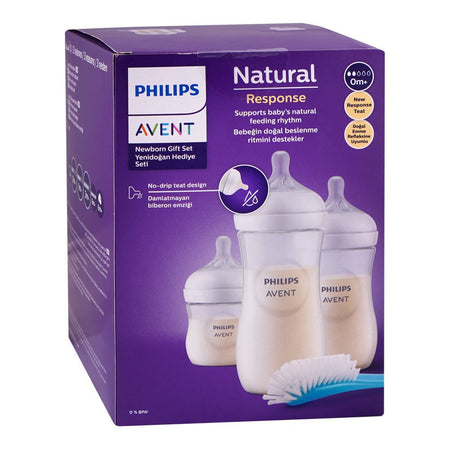 Avent Natural Response Newborn Baby Gift Set, SCD837/12 - Image 2
