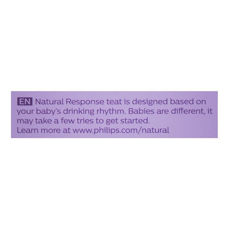 Avent Natural Response Air Free Vent Baby Feeding Bottle, 260ml, SCF673/01 - Image 5