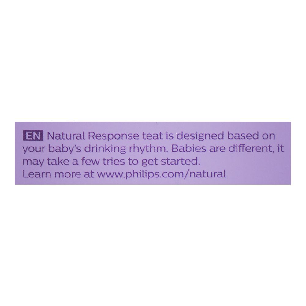 Avent Natural Response Air Free Vent Baby Feeding Bottle, 260ml, SCF673/01 - Image 5