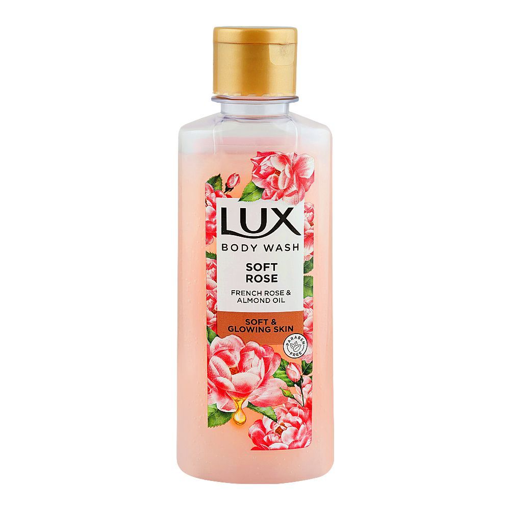 Lux Soft Rose French Rose & Almond Oil Body Wash, 250ml - Main Image