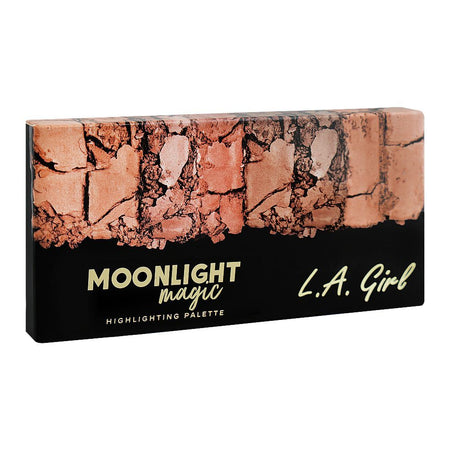 L.A. Girl Fanatic Highlighting Palette, GBL426 Moonlight Magic, 4-Pack - Image 3