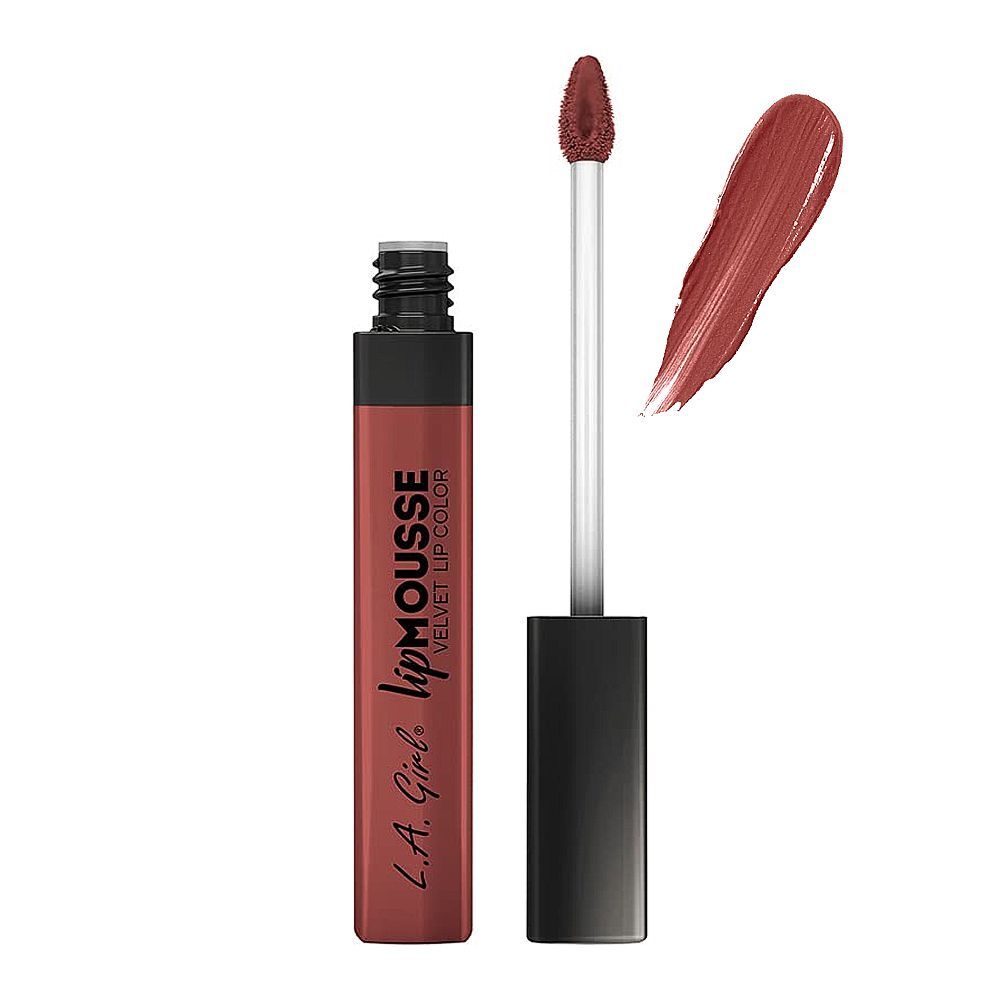 L.A. Girl Lip Mousse Velvet Lip Color, GLC782 Lowkey, 6ml - Main Image