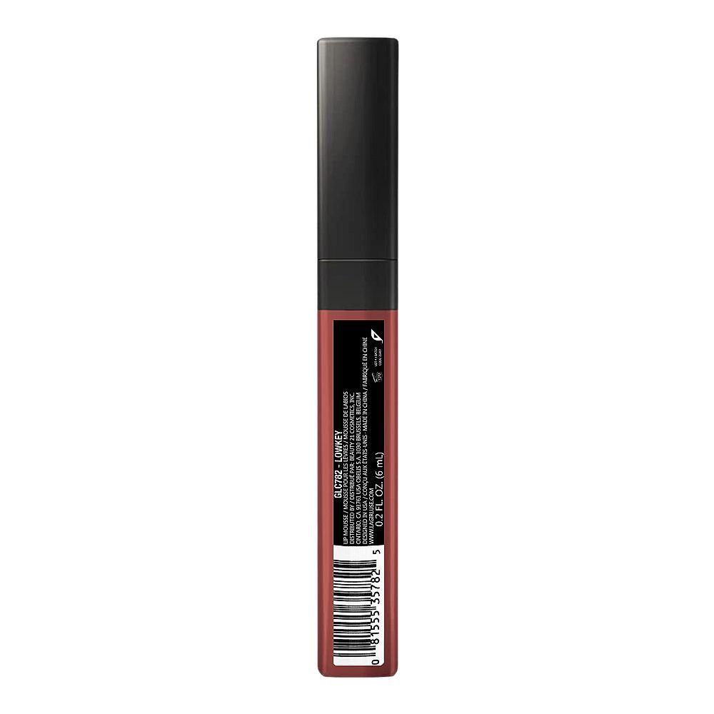L.A. Girl Lip Mousse Velvet Lip Color, GLC782 Lowkey, 6ml - Image 3