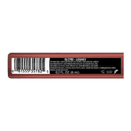 L.A. Girl Lip Mousse Velvet Lip Color, GLC782 Lowkey, 6ml - Image 4