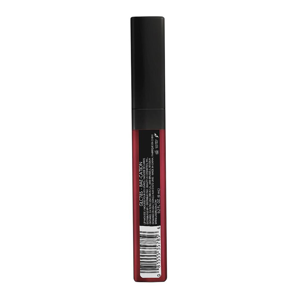 L.A. Girl Lip Mousse Velvet Lip Color, GLC785 Bae-Cation, 6ml - Image 3