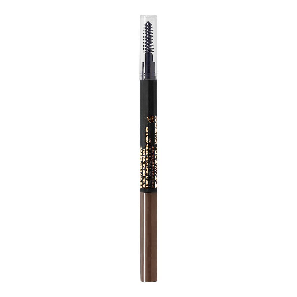 L.A. Girl Brow Bestie Auto Pencil With Spoolie, GBP377 Deep Brown, 0.25g - Image 2