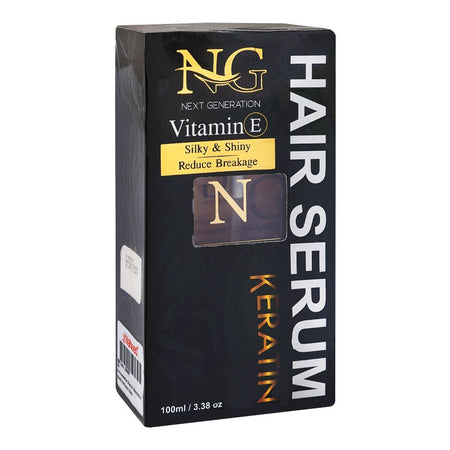 Next Generation Vitamin E Silky & Shiny Reduce Breakage Keratin Hair Serum, 100ml - Main Image