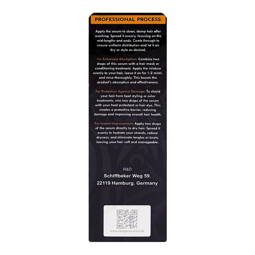 Next Generation Vitamin E Silky & Shiny Reduce Breakage Keratin Hair Serum, 100ml - Image 3