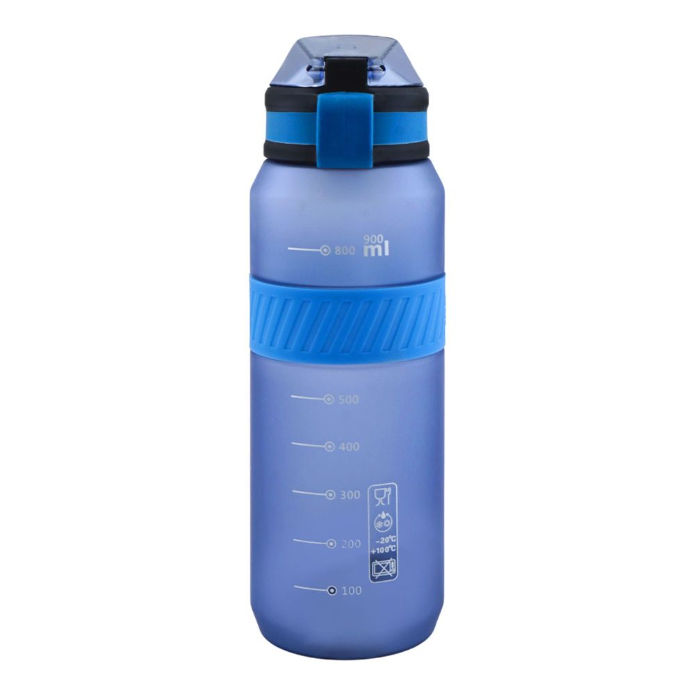 AJF Eyun Plain Water Bottle With Cap Lock, Blue, SB-05, 1000ml - Image 2