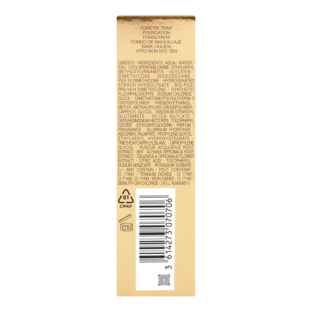Yves Saint Laurent Touche E'Clat Le Teint Long Wear Glow Foundation, SPF22 PA++ BR10 Cool Porcelain, 25ml - Image 4
