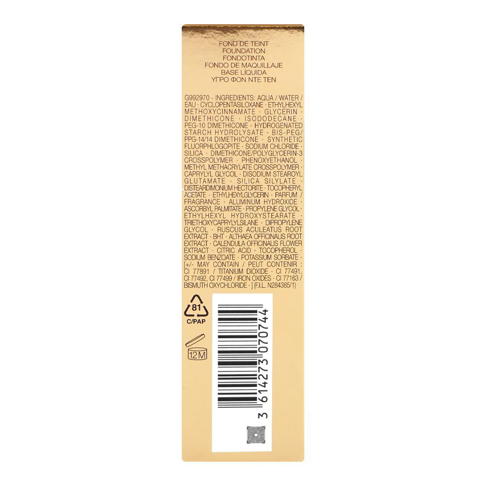 Yves Saint Laurent Touche E'Clat Le Teint Long Wear Glow Foundation, SPF22 PA++ B30 Almond, 25ml - Image 4