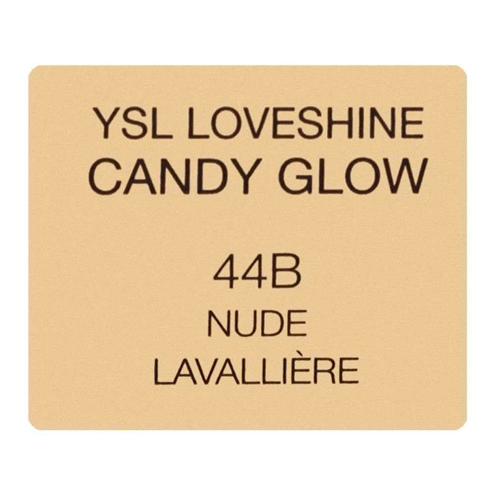Yves Saint Laurent Love Shine Candy Glow Sheer Shine Color & Care Lip Balm, 44B Nude Lavalliere, 3.1g - Image 6