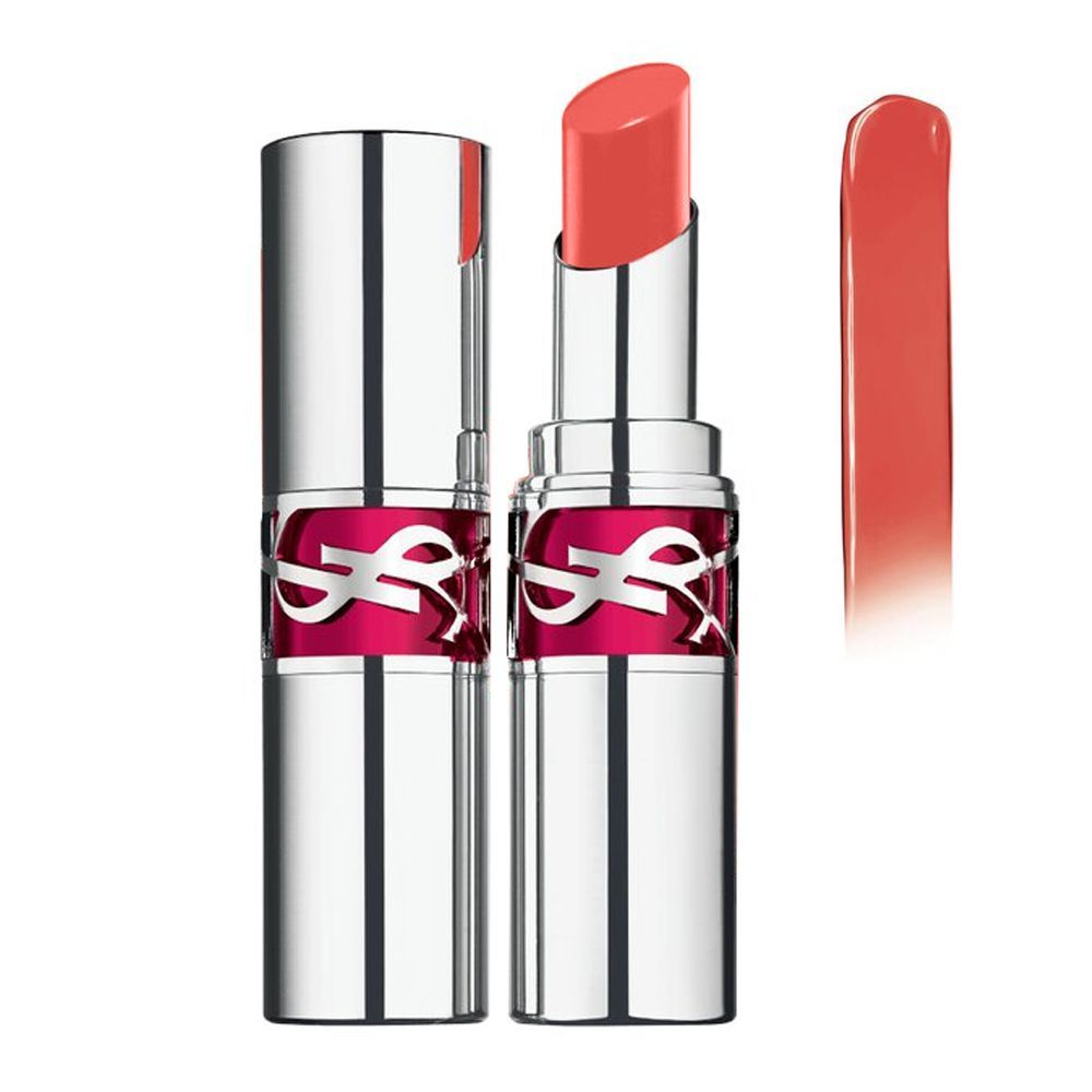 Yves Saint Laurent Love Shine Candy Glaze Glossy Shine Lip Gloss Stick, 12 Coral Exitement, 3.2g - Main Image
