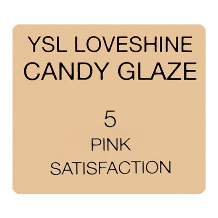 Yves Saint Laurent Love Shine Candy Glaze Glossy Shine Lip Gloss Stick, 5 Pink Satisfaction, 3.2g - Image 6