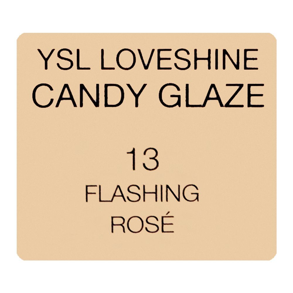 Yves Saint Laurent Love Shine Candy Glaze Glossy Shine Lip Gloss Stick, 13 Flashing Rose, 3.2g - Image 6