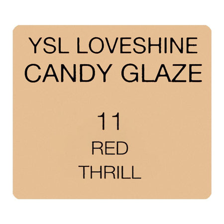 Yves Saint Laurent Love Shine Candy Glaze Glossy Shine Lip Gloss Stick, 11 Red Thrill, 3.2g - Image 6