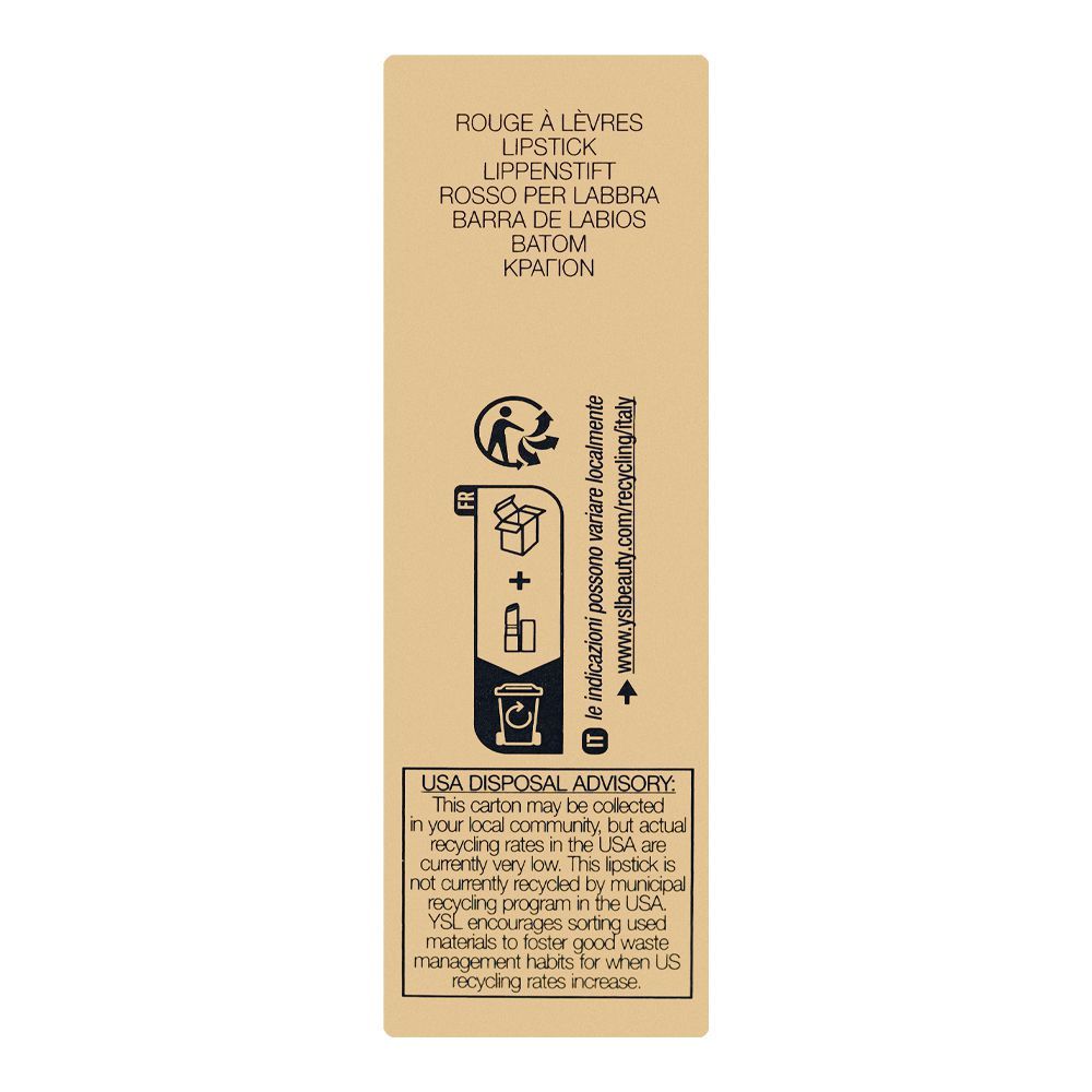 Yves Saint Laurent Rouge Pur Couture Satin Color Lipstick, N157 Nu Inattendu, 3.8g - Image 4
