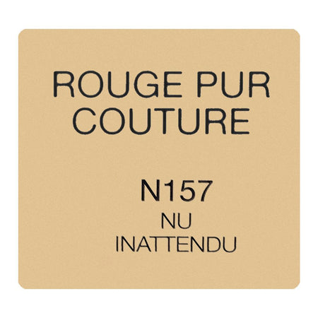 Yves Saint Laurent Rouge Pur Couture Satin Color Lipstick, N157 Nu Inattendu, 3.8g - Image 6