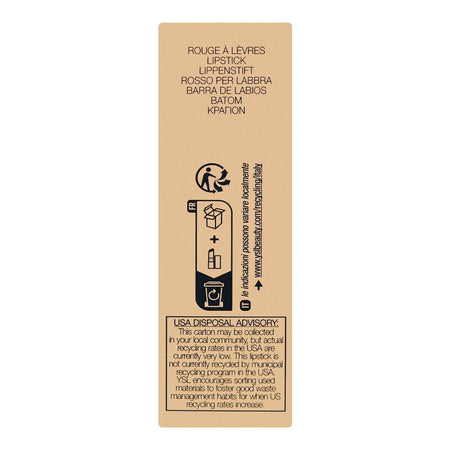 Yves Saint Laurent Rouge Pur Couture Satin Color Lipstick, R1 Le Rouge, 3.8g - Image 4