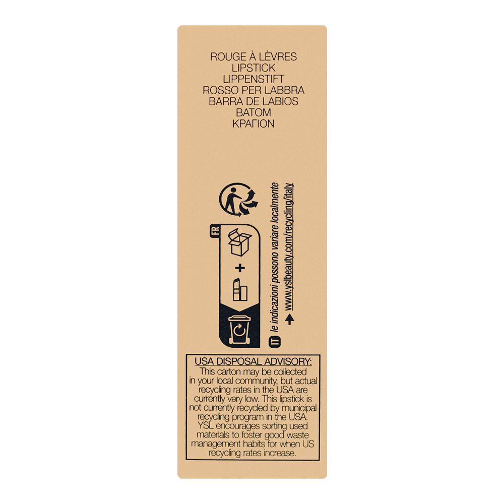 Yves Saint Laurent Rouge Pur Couture Satin Colour Lipstick, R11 Rouge Eros, 3.8g - Image 4