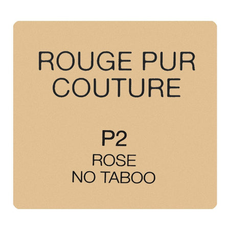 Yves Saint Laurent Rouge Pur Couture Satin Color Lipstick, P2 Rose No Taboo, 3.8g - Image 6
