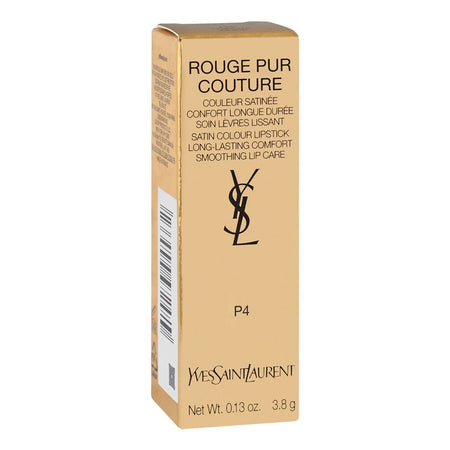 Yves Saint Laurent Rouge Pur Couture Satin Color Lipstick, P4 Chic Coral, 3.8g - Image 2