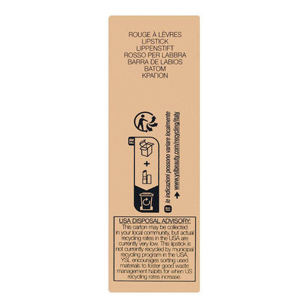 Yves Saint Laurent Rouge Pur Couture Satin Color Lipstick, R12 Rouge Feminin, 3.8g - Image 4