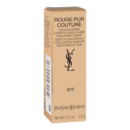 Yves Saint Laurent Rouge Pur Couture Satin Color Lipstick, N10 Nude Stiletto, 3.8g - Image 2