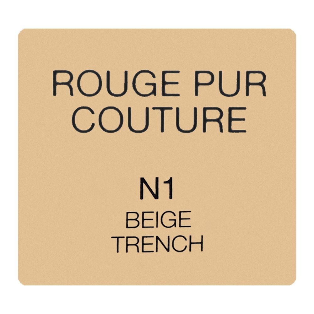 Yves Saint Laurent Rouge Pur Couture Satin Color Lipstick, N1 Beige Trench, 3.8g - Image 6
