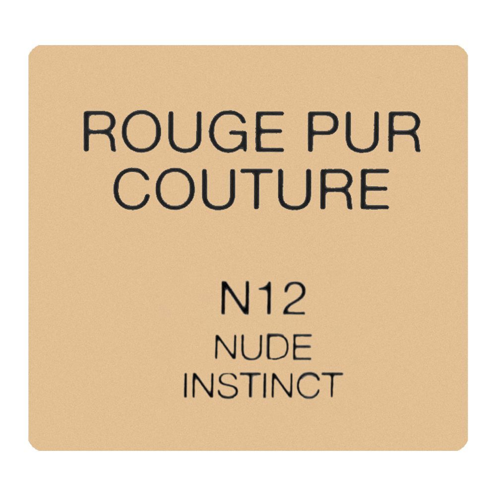 Yves Saint Laurent Rouge Pur Couture Satin Color Lipstick, N12 Nude Instinct, 3.8g - Image 6
