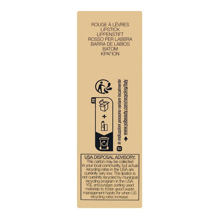 Yves Saint Laurent Rouge Pur Couture Satin Color Lipstick, OM Orange Muse, 3.8g - Image 4