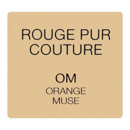 Yves Saint Laurent Rouge Pur Couture Satin Color Lipstick, OM Orange Muse, 3.8g - Image 6