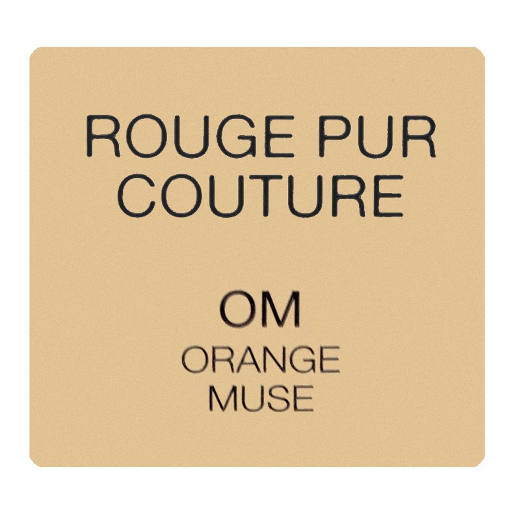 Yves Saint Laurent Rouge Pur Couture Satin Color Lipstick, OM Orange Muse, 3.8g - Image 6