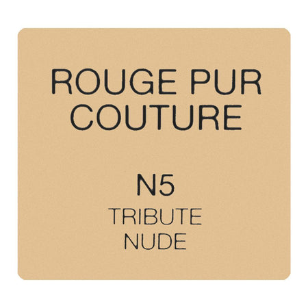 Yves Saint Laurent Rouge Pur Couture Satin Color Lipstick, N5 Tribute Nude, 3.8g - Image 6